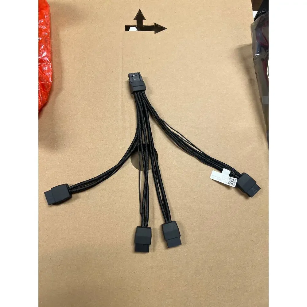 NVIDIA 12VHPWR PCIe5.0 4x8Pin to16Pin Braided GPU Cable for RTX40 Series
